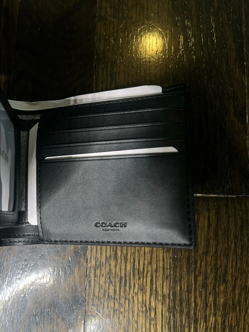 Black Coach wallet - Picture 5 of 6